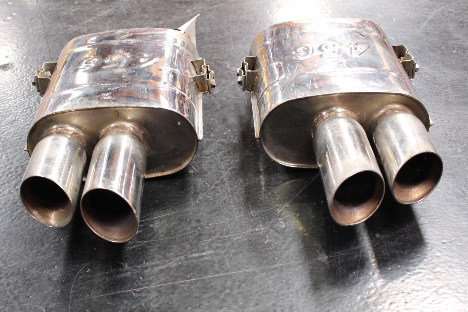 Ferrari 456 M, Tubi Muffler Set, Scratches, Used