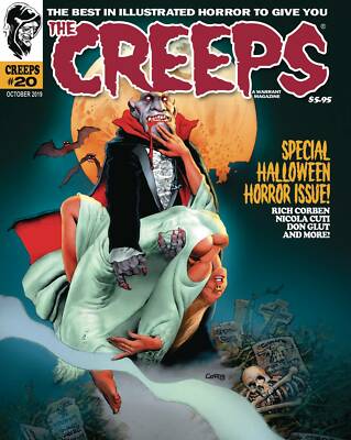 CREEPS #20 DON GLUT AND RICH SALA WARRANT NM 1st PRINT MAGAZINE CORBEN COVER
