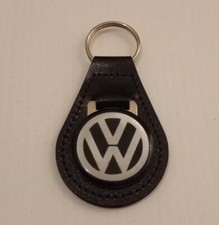 Volkswagen  Key Fob Ring Leather  Fits  Golf Beetle Etc 