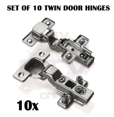 10er SET KÜCHENSCHRANK SCHRANK ZWEITÜRIG, 35 MM SCHARNIERE CN-08