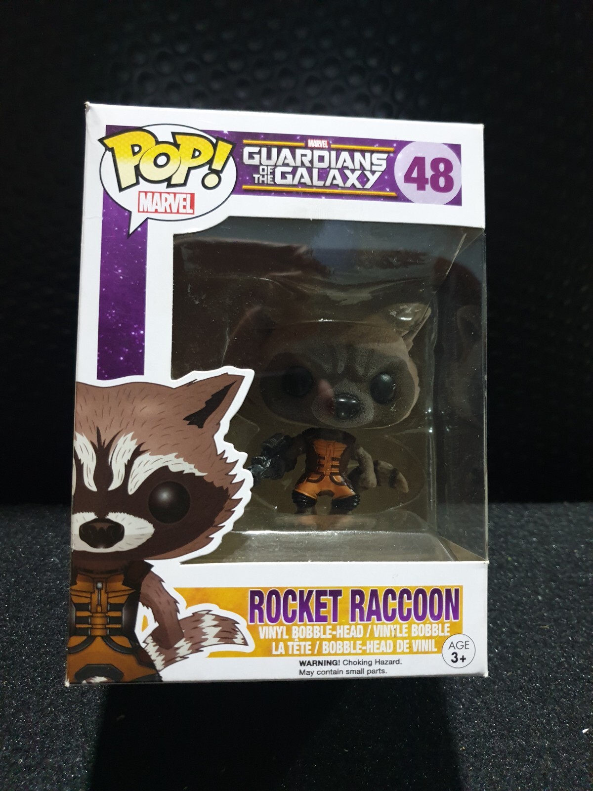 Funko Pop! Vinyl Guardians Of The Galaxy - 48 Rocket Racoon (Flocked)