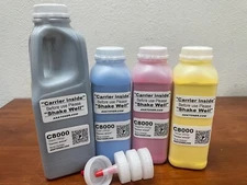 (380g/250g) 4 High Capacity Toner Refill for Xerox VersaLink C8000 - NO Chips !!