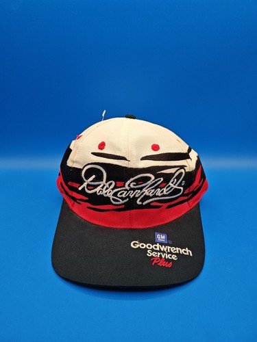 RARE Vintage Dale Earnhardt Hat Adjustable Black #3 Embroidered Racing Spell Out