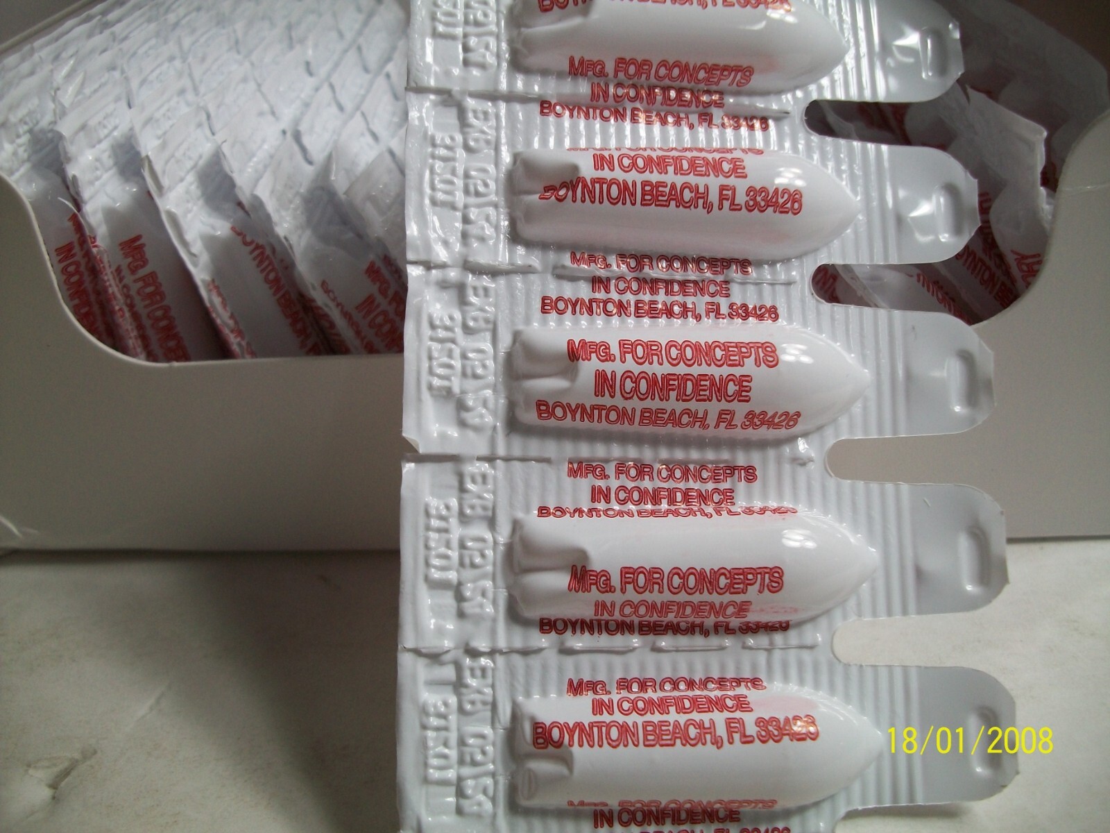 Magic Bullet Suppository Part No. CCMB100 Concepts in Confidence 100 in