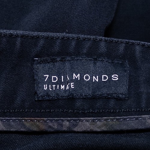 Pantalones 7 Diamonds Ultimate Clifton para hombre 31 x 34 azul marino ajustados calce recto flexibles - Imagen 8 de 10