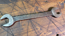 Vintage Plomb Plvmb 7/8" 13/16" Open-end Wrench Made In USA 9" Length 9.5 oz.