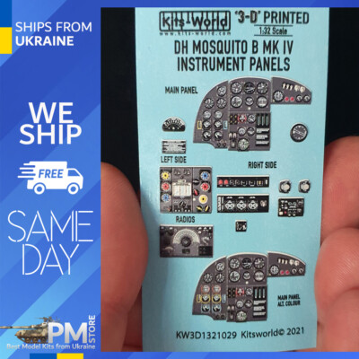 Kits World KW3D1321029 1/32 De Havilland Mosquito B Mk.IV/PR Mk.IV Instr. panel
