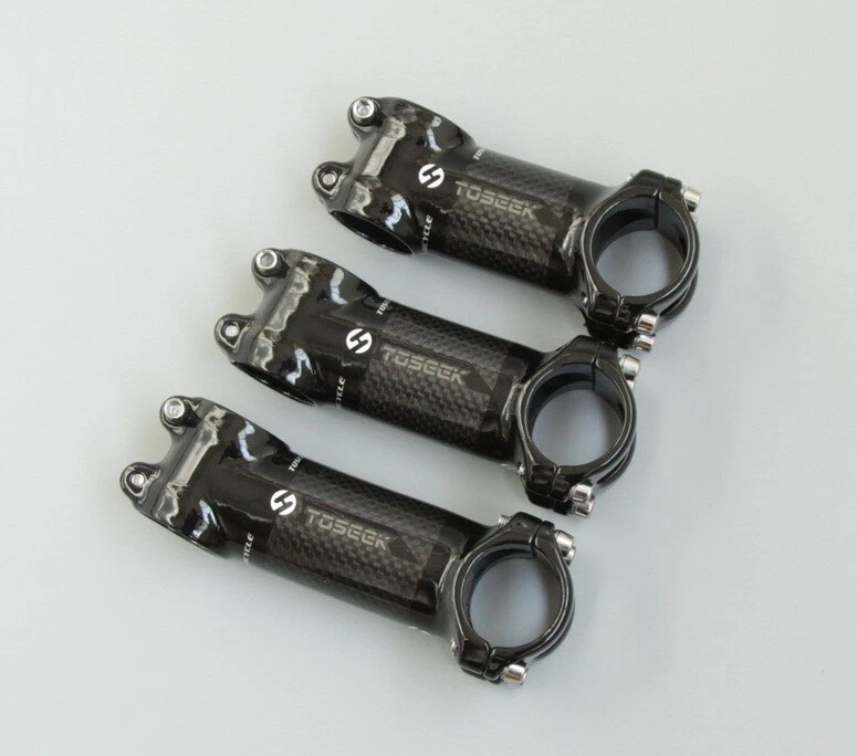 Aluminum Carbon stems 6/17° MTB Road Bike XC Bicycle bar Stem 28.6*31.8*60-120mm - Image 2 of 4