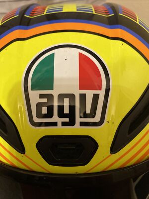 美品！AGV 　CORSA R VR46 限定品 AGV Corsa R V46 Matt Black Motorbike Motorcycle Helmet | eBay
