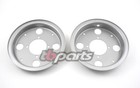 Honda Z50 Chrome Steel Wheel Rim Set – Front & Rear – 8 Inch – Fits 1968-1979 (TB Parts TBW0805)