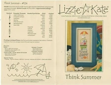 Lizzie*Kate, Think Summer, Counted Cross Stitch Pattern.
