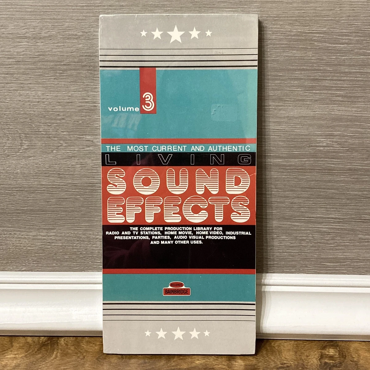 Living Sound Effects Long Box CD Volume 3 Bainbridge New Sealed
