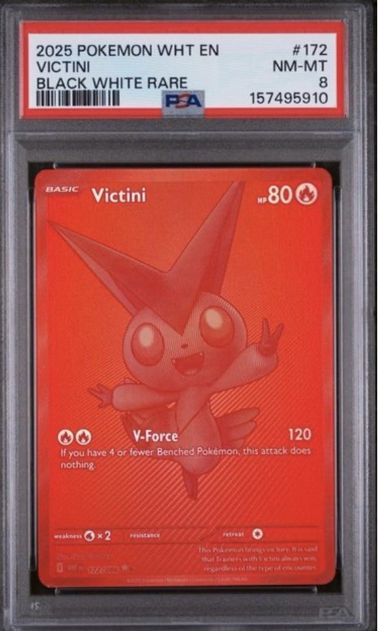 Victini 2025 Scarlet & Violet: White Flare #172/086 Black White