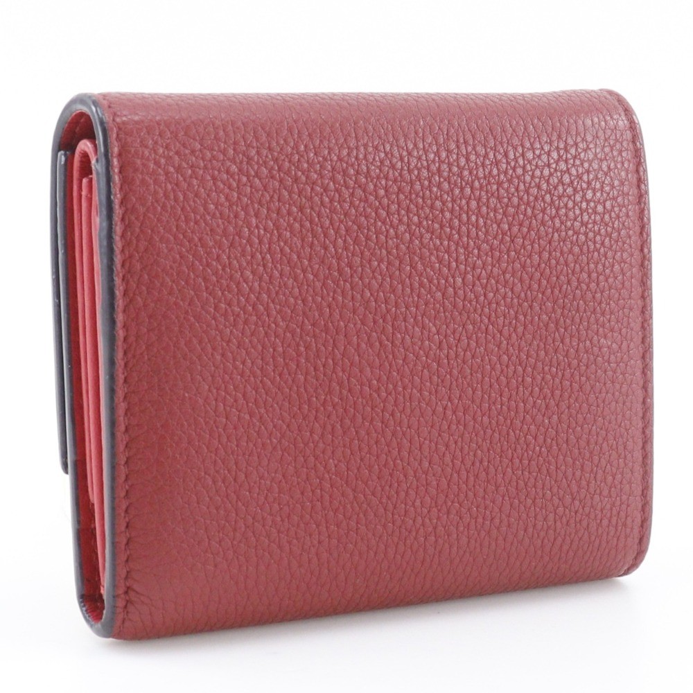 CELINE Small folded multifunction Tri-fold wallet… - image 3