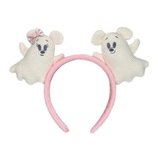 Disney Parks Halloween Ghost Mickey And Minnie Mouse Ear Headband NEW
