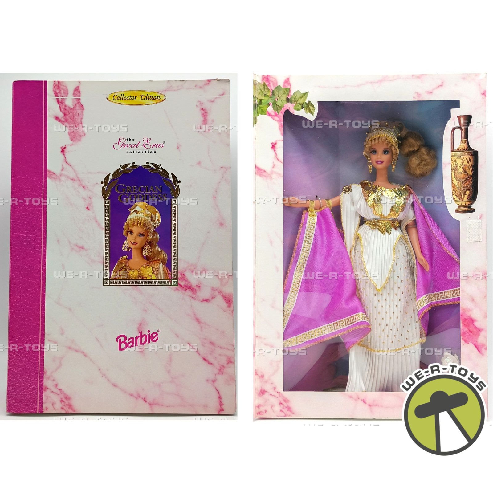Grecian Goddess Barbie Doll The Great Eras Collection Blonde 1995 Mattel 15005