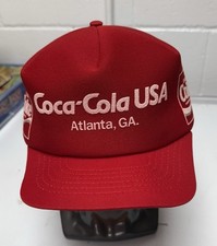 coca-cola usa atlanta,ga enjoy coke -rare snapback hat-vintage 1990's
