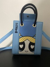 Powerpuff Girls Bubbles Blue Mini Satchel Zip Detachable Strap