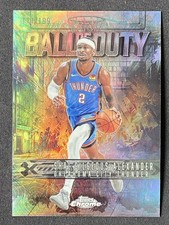 Shai Gilgeous-Alexander 2025-26 Topps Chrome Ball of Duty Aqua /199 #BD-6