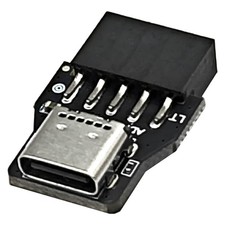 Fast Speed USB 2.0 to Type C/TypeE Internal Motherboard 9pin Header Adapter