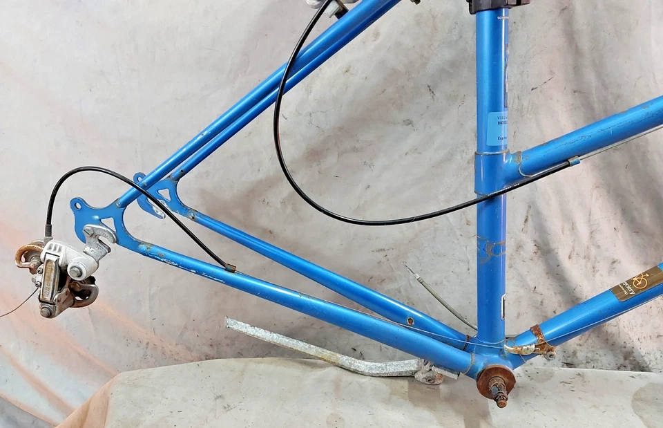 Juego de cuadro de bicicleta Schwinn Traveler 1979 vintage X-Small 48 cm con orugas de acero para cercanías ~ Foto 3 de 4