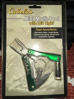 Cabela's Mini Multi-Tool with LED Light -- Factory Sealed