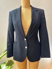 Vintage 1990s Burberry's Black Wool Blazer