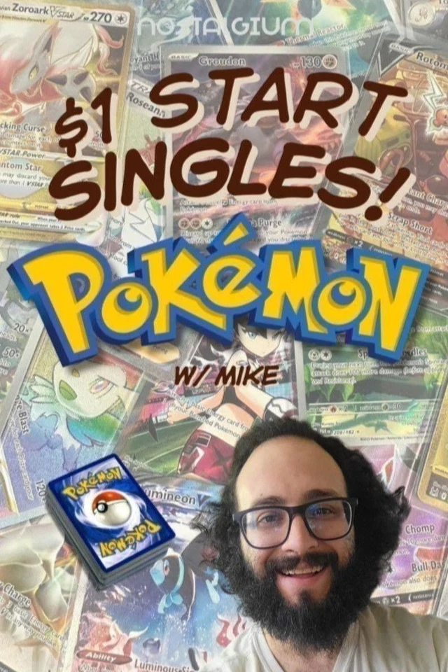 $1 START POKEMON SINGLES W/ MIKE