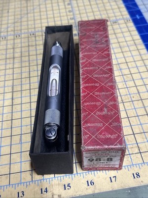 STARRETT EDP 50442 98-8 Precision Machinist Level Cross Test Vial Cast Iron wBox