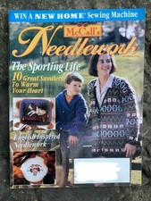 Original October 1994 Vintage McCalls Needlework Sweaters/Crafts Magazine