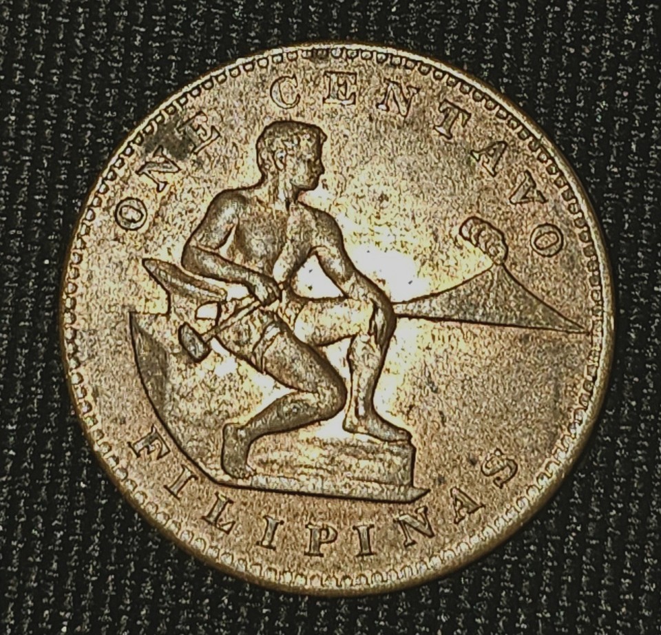 1944-S Philippines 1 Centavo Allen 3.06b "Broken Base" 4 variety AU+ | eBay
