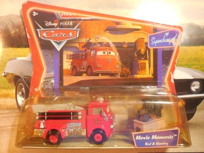Disney Pixar Cars SUPERCHARGED Movie Moments Red & Stanley 2-Pack 1:55 FREE SHIP