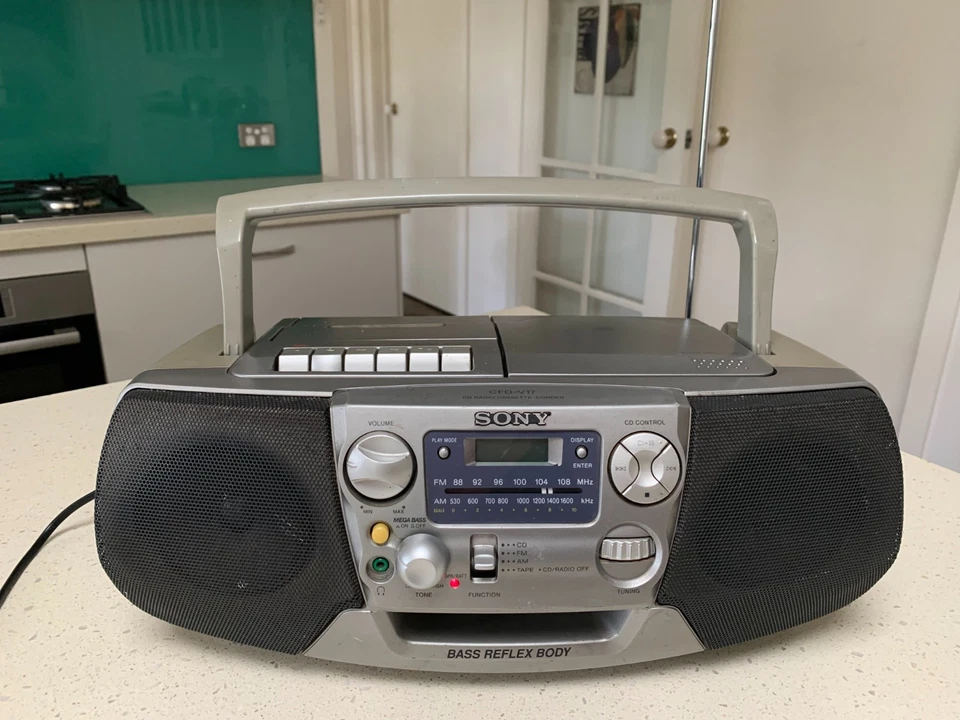 Sony CD/Radio/Cassette Player, model CFD-V17