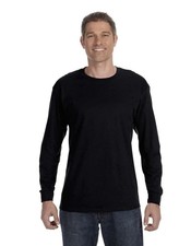 2 Pack- Hanes - Authentic Long Sleeve XL Plain T-Shirt Tee 100 Cotton Shirts