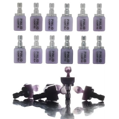 Dental C14 MT Lithium Disilicate Glass Ceramic Blocks A1 BL4  CAD/CAM 5pcs/Box