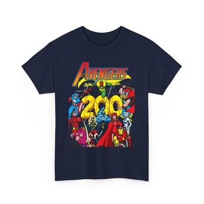 Avengers T-Shirt - George Perez Art - #200 - Thor, Vision, Hawkeye, Beast