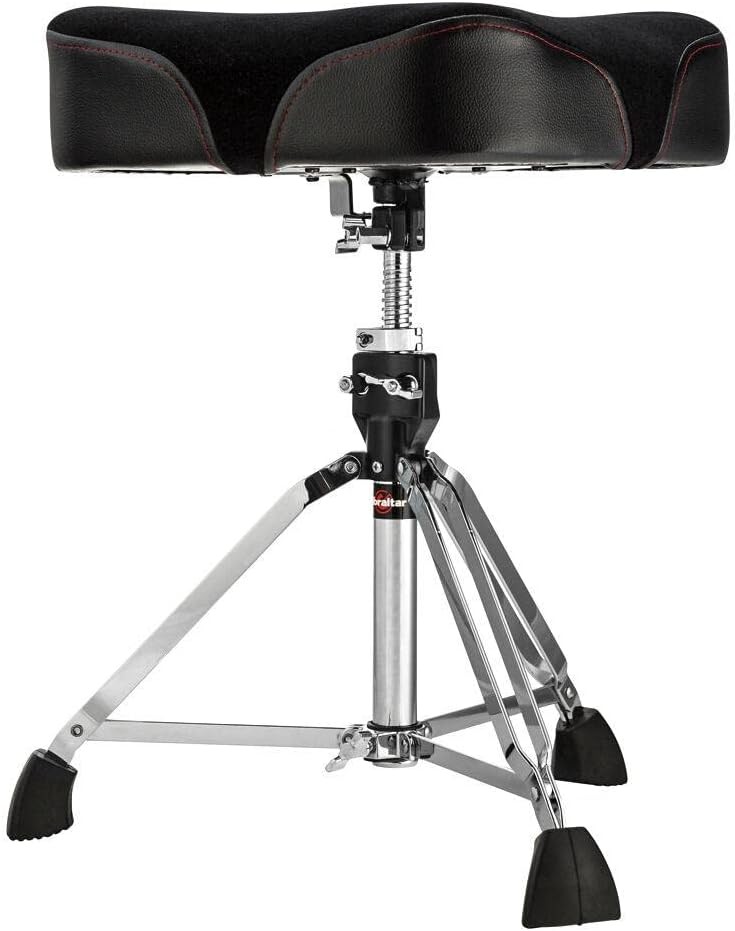 Gibraltar Pro Throne Drum Set Seat Oversized Saddle Padded