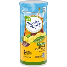 Iced Tea Decaffeinated Lemon Natural Flavor, 1.5Ounce Canister Pack of 6