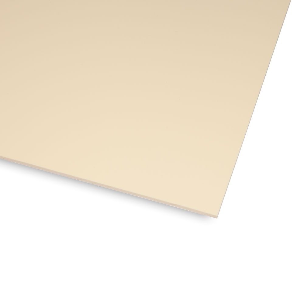Boston Blank 1 Ply Scratchplate / Pickguard Sheet Material (Cream)