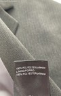 Haggar Mens Gray Pinstripe Tailored Fit Travel Performance Suit Blazer Size 44S — photo 5