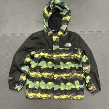 The North Face Kids Hooded Jacket Size 4 Camo Black Green Winter Coat