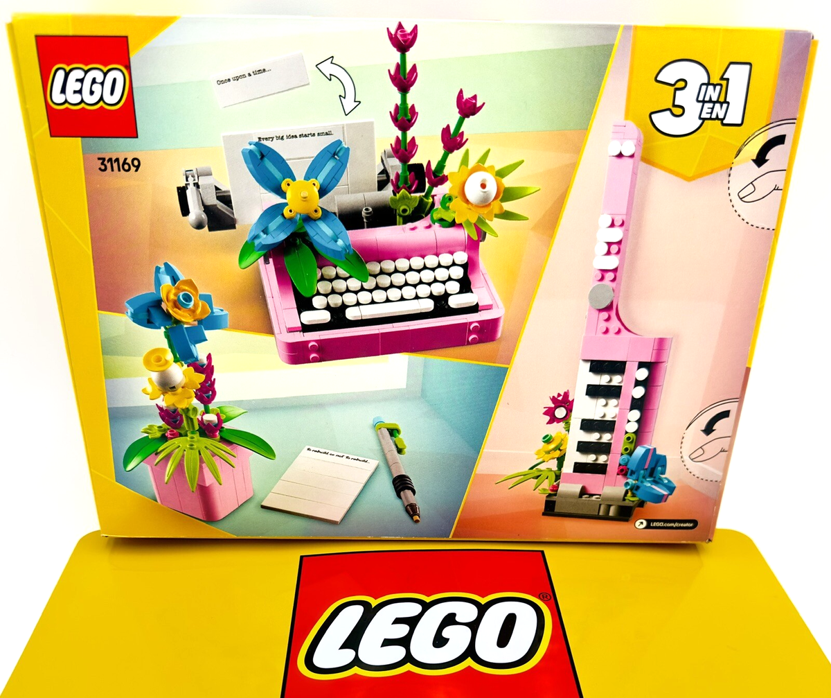 LEGO 31169 CREATOR: Typewriter with Flowers (3 in 1) 673419407229