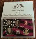 2007  S US Mint Silver Proof Set 14 Coins Set  w/Box & COA — photo 2