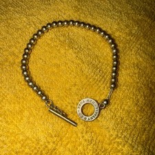 Rare Retired Tiffany  Co. Mini Bead Ball Toggle 7  Bracelet Sterling Silver. 3