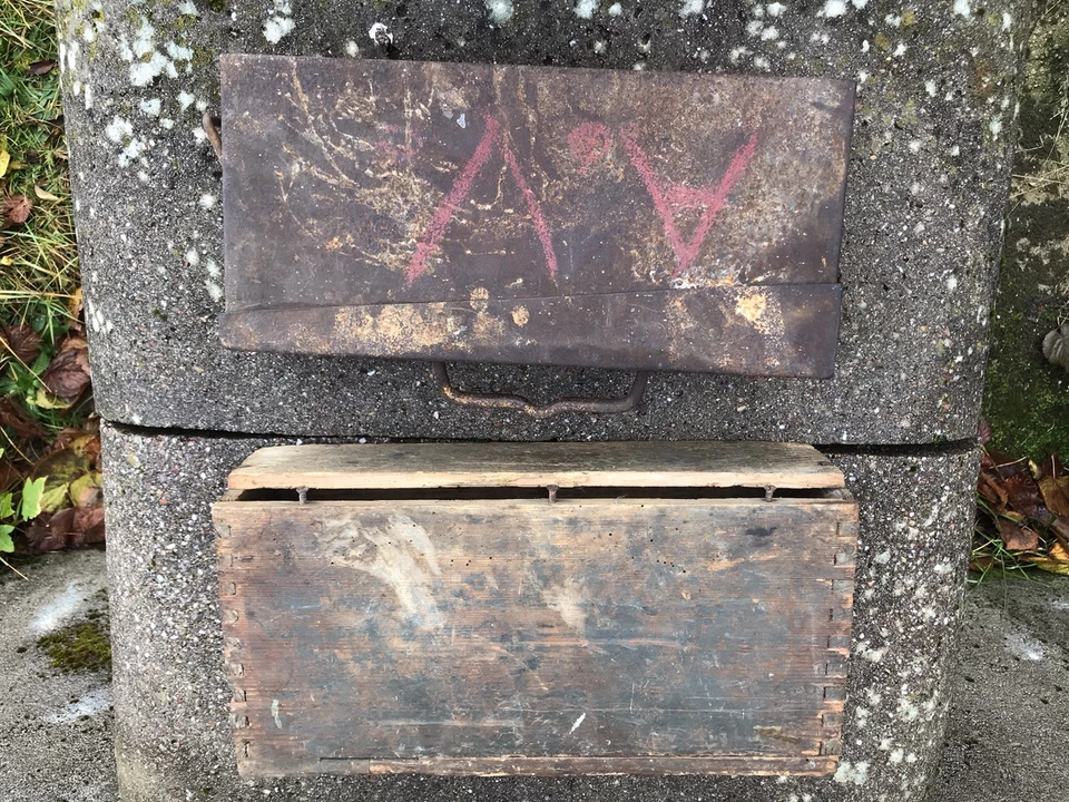 Lot 2 caisses MG 08 / 15 Allemand ww1 - Acier bois - Photo 4/4