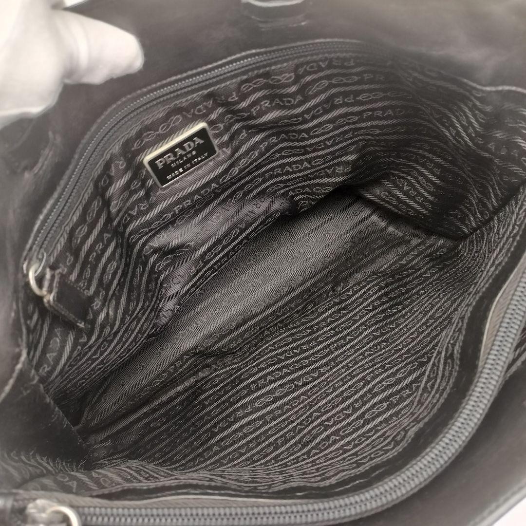beautiful Prada Tote Bag Black thumbnail 9