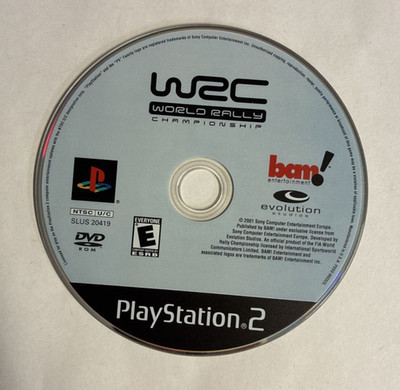 WRC: World Rally Championship (Sony PlayStation 2, 2002) - DISC ONLY - TESTED