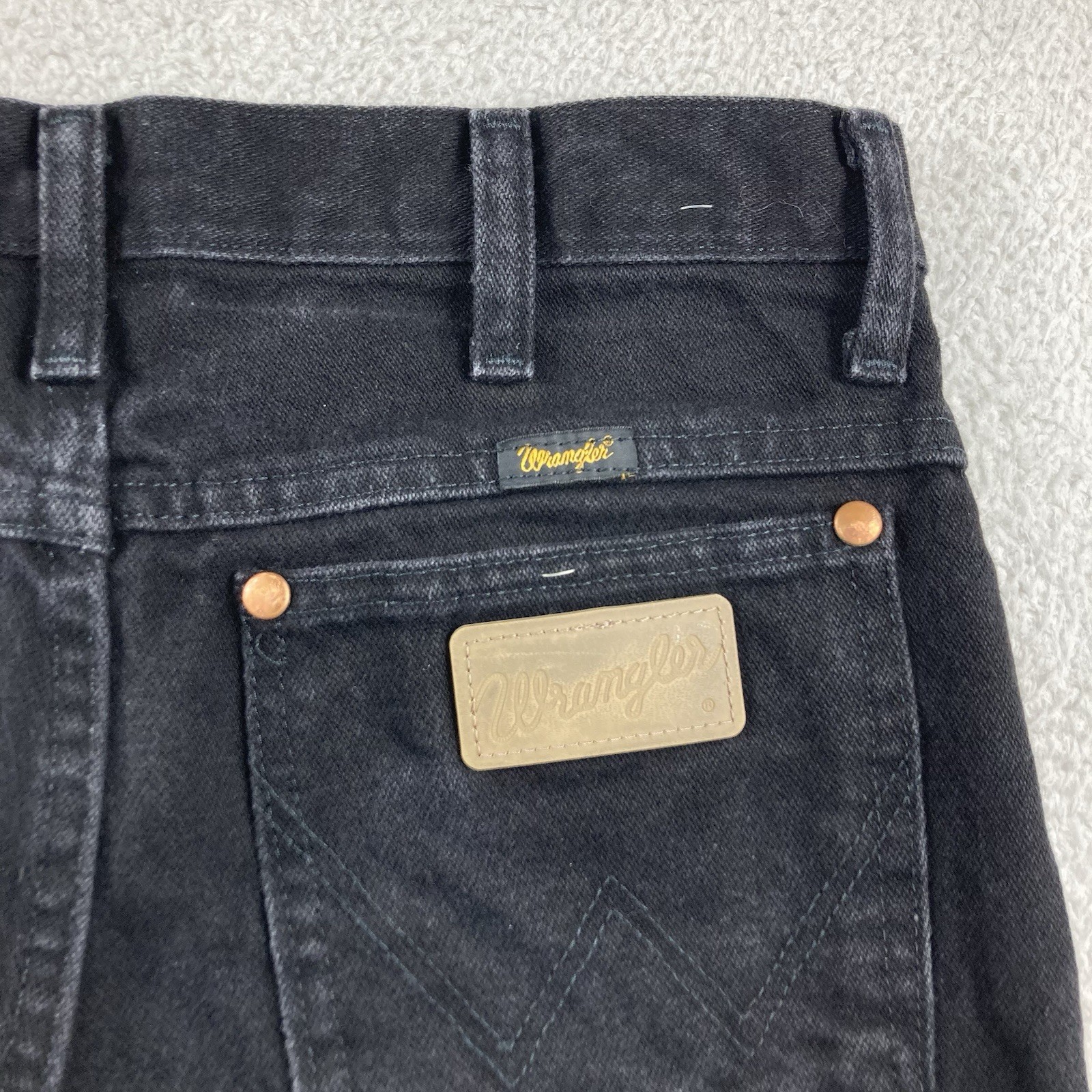 30x32 Black Denim Western 936wbk