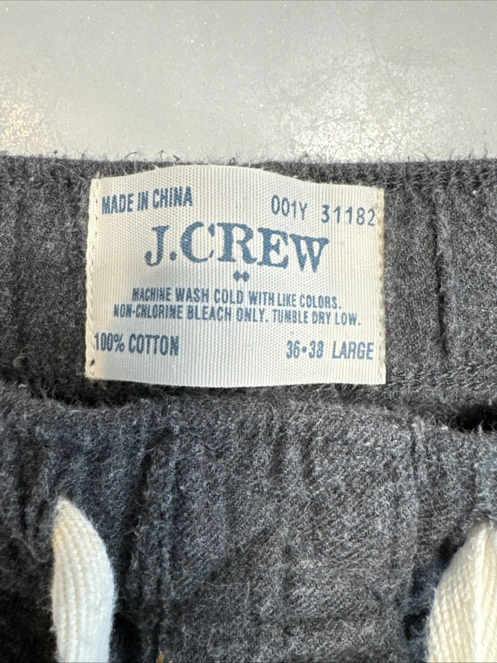 Pantalones de pijama grandes de Navidad gris bulldog de J Crew para hombre Foto 2 de 4