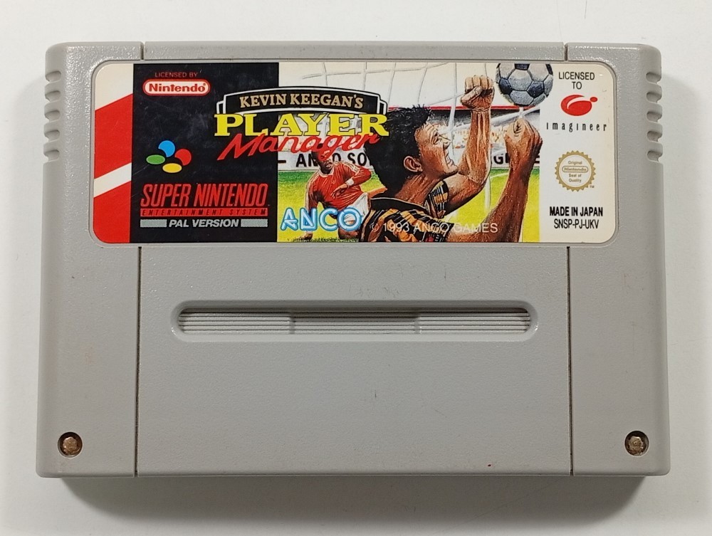 KEVIN KEEGAN S PLAYER MANAGER SUPER NINTENDO (SNES) PAL-UKV (CARTRIDGE ONLY)